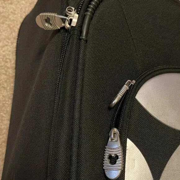 Disney Rolling Luggage - Mickey Mouse Design - Black and White - 28" - Picture 3 of 15